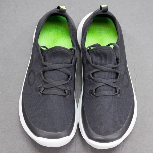 Oofos OOmy Stride Womens Sz US 7 Black Stretch Workout Training Running Sneaker - Picture 8 of 12